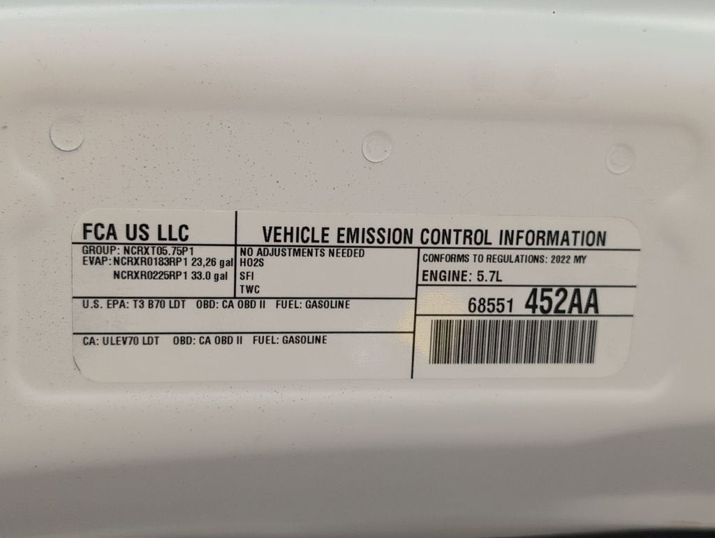 2022 RAM 1500 Rebel Crew Cab 4x4 5'7" Box
