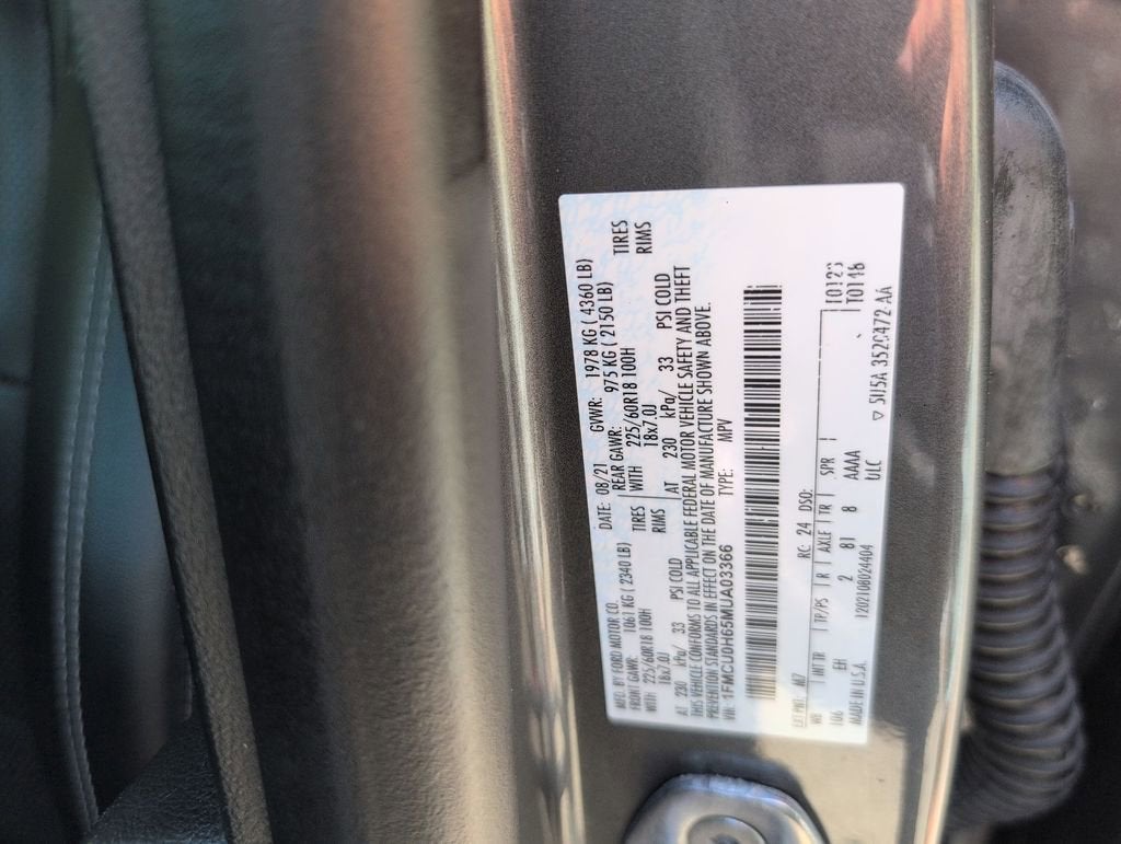 2021 Ford Escape SEL