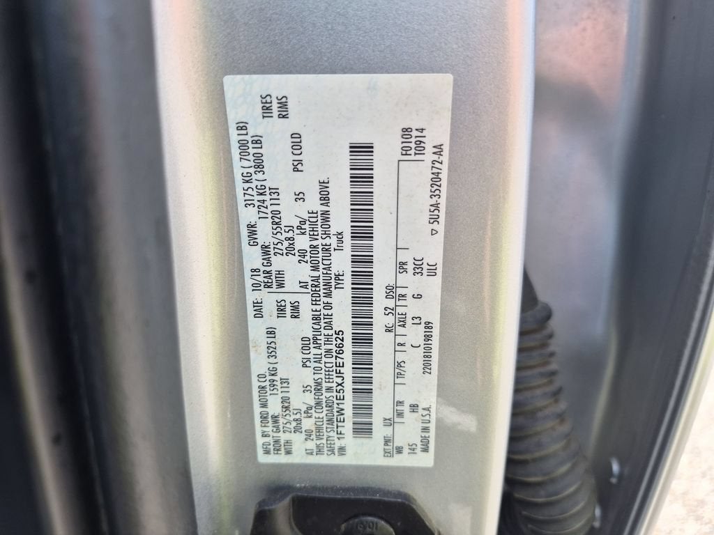 2018 Ford F-150 LARIAT