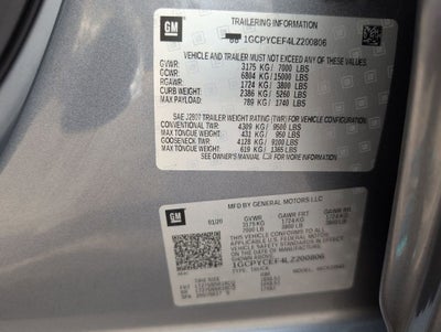 2020 Chevrolet Silverado 1500 Custom Trail Boss