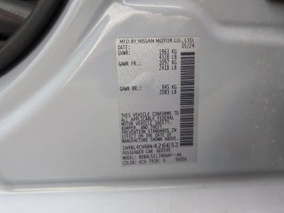 2024 Nissan Altima SR FWD