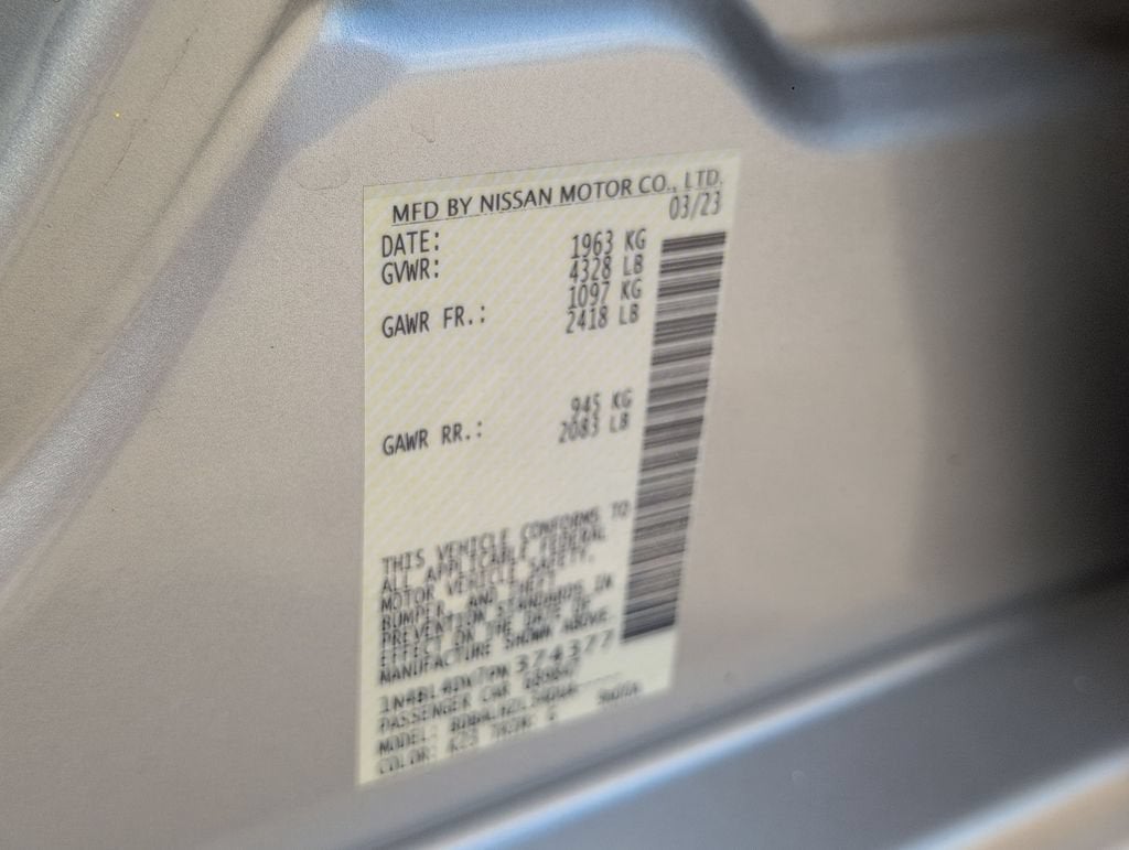 2023 Nissan Altima SV FWD
