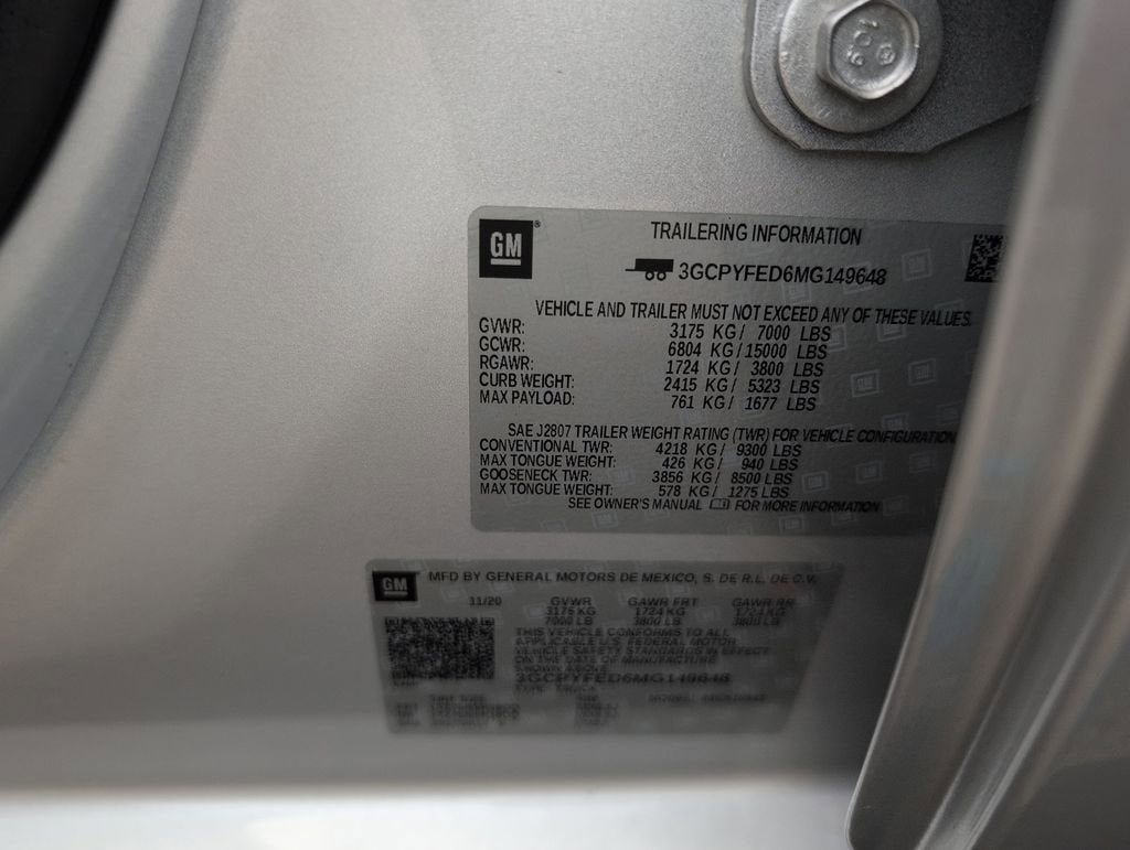 2021 Chevrolet Silverado 1500 LT Trail Boss