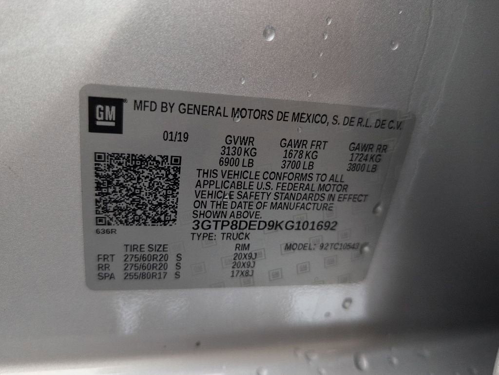 2019 GMC Sierra 1500 SLT