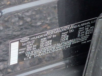 2022 Hyundai Santa Fe SEL