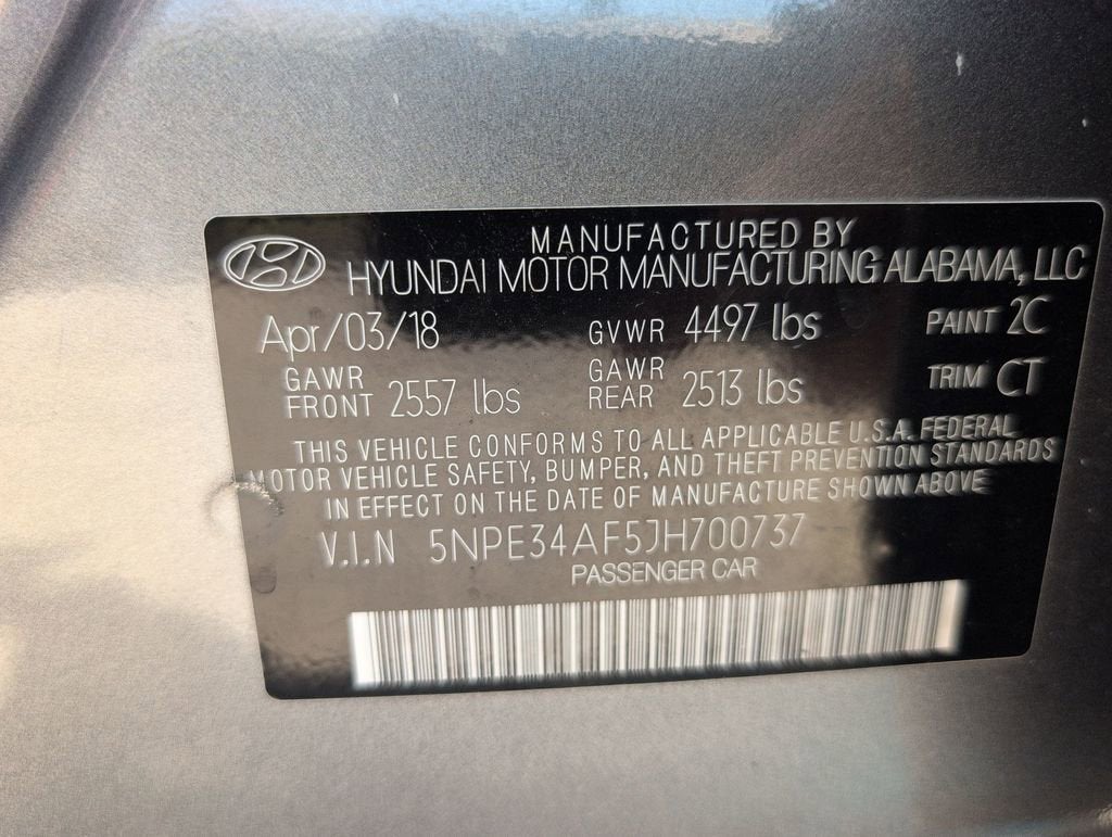 2018 Hyundai Sonata Sport+