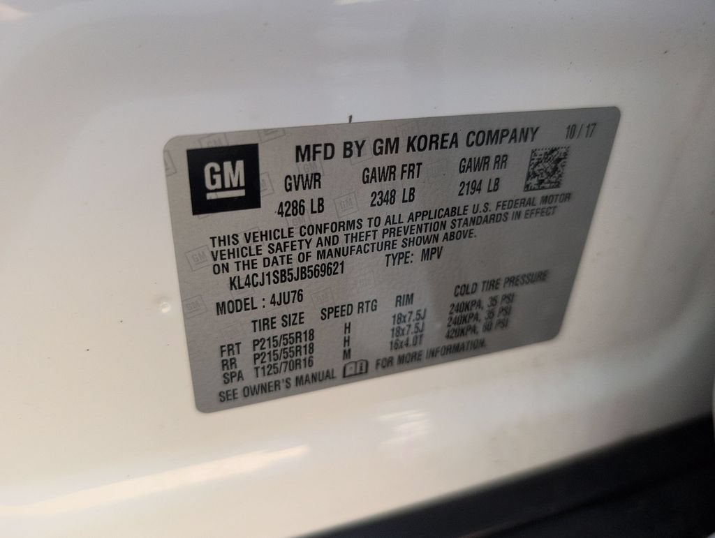2018 Buick Encore Sport Touring