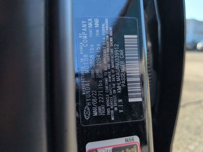 2022 Hyundai Elantra SEL