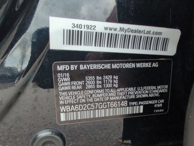 2016 BMW 640i Gran Coupe xDrive