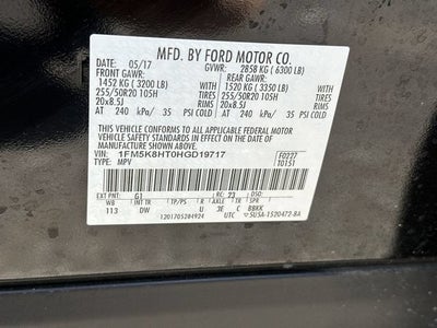 2017 Ford Explorer Platinum