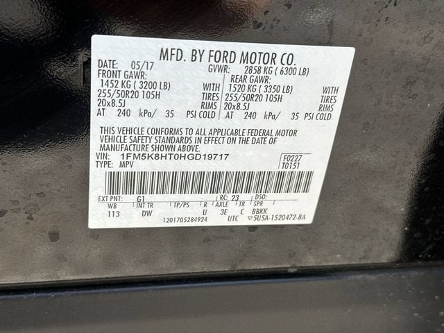 2017 Ford Explorer Platinum
