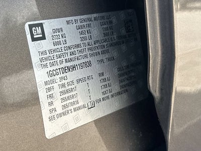 2017 Chevrolet Colorado 4WD Z71