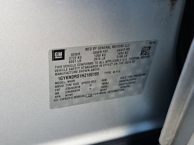 2017 Cadillac XT5 Luxury AWD