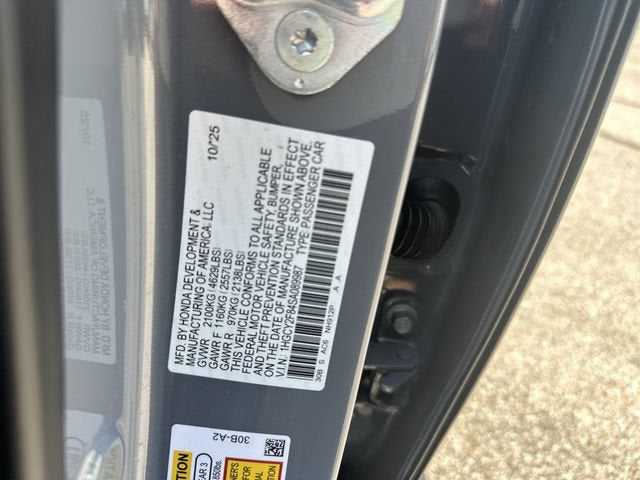 2025 Honda Accord Hybrid Touring