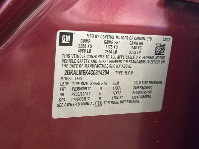 2012 GMC Terrain SLE-1