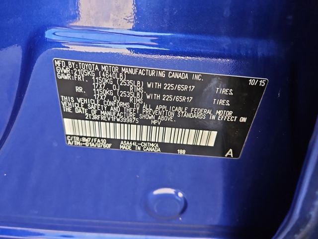 2015 Toyota RAV4 XLE