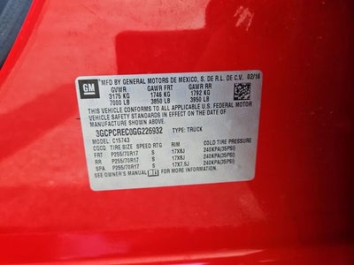 2016 Chevrolet Silverado 1500 LT