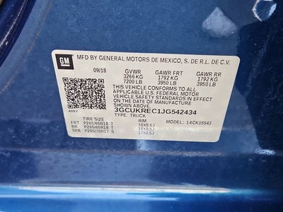 2018 Chevrolet Silverado 1500 LT