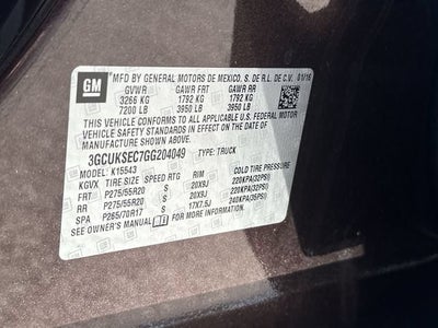 2016 Chevrolet Silverado 1500 LTZ