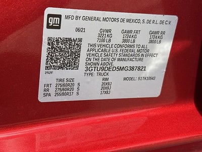 2021 GMC Sierra 1500 SLT
