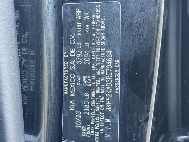 2024 Kia Forte LXS