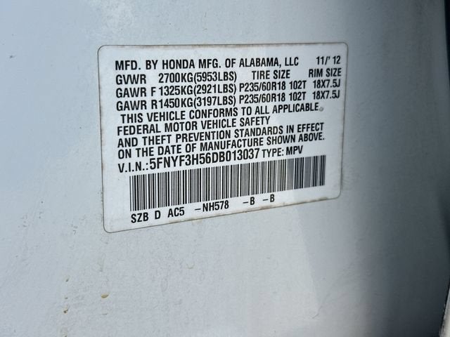 2013 Honda Pilot EX-L
