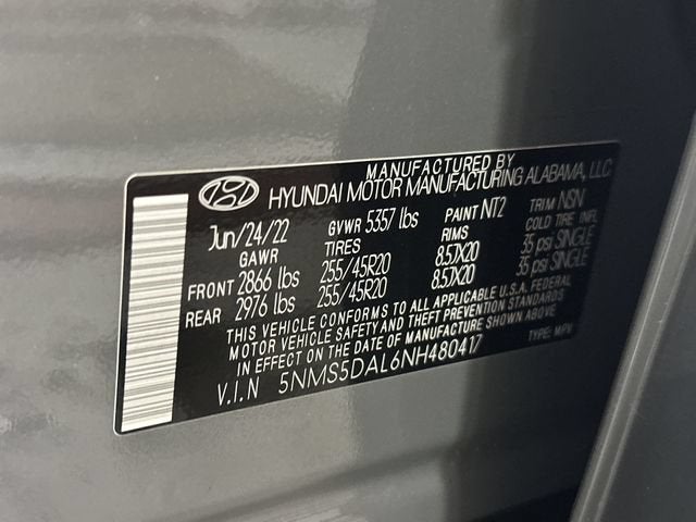 2022 Hyundai Santa Fe Calligraphy