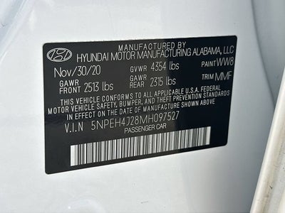 2021 Hyundai Sonata Limited