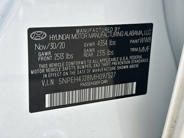 2021 Hyundai Sonata Limited