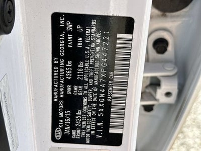 2015 Kia Optima EX