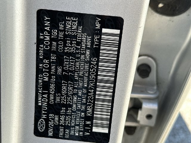 2019 Hyundai Tucson SE