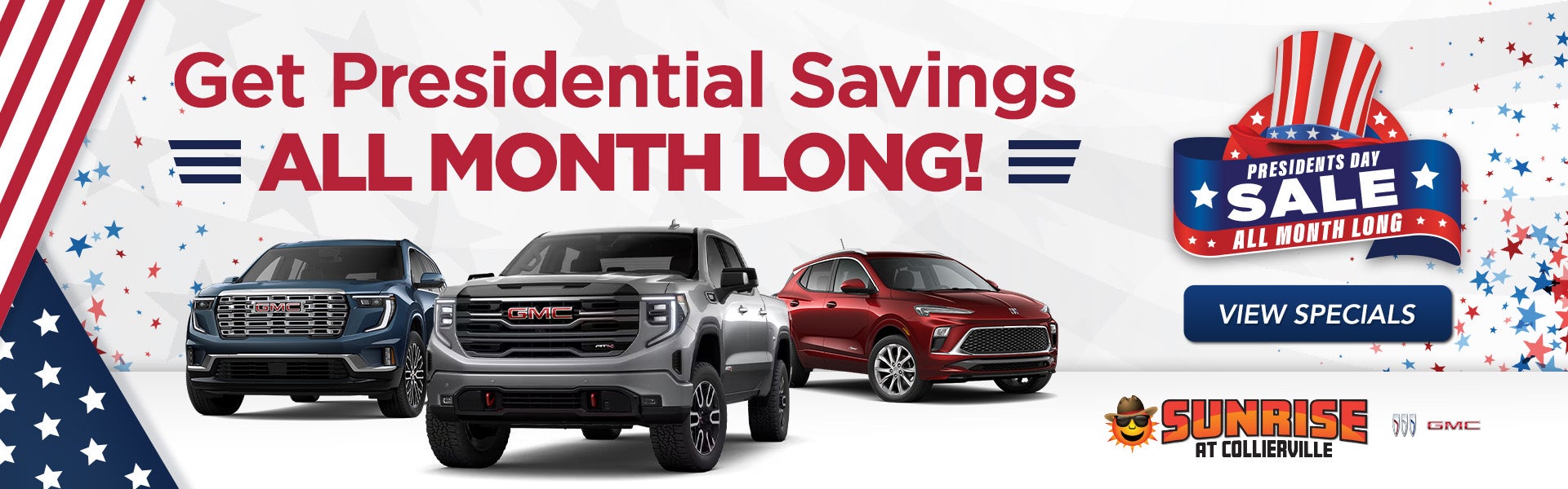 Presidents Sale All Month Long